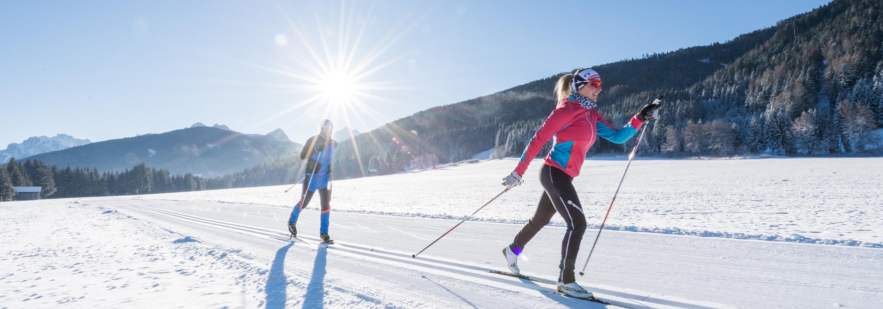 Being active in nature – cross-country skiing, biking, skiing and much more.